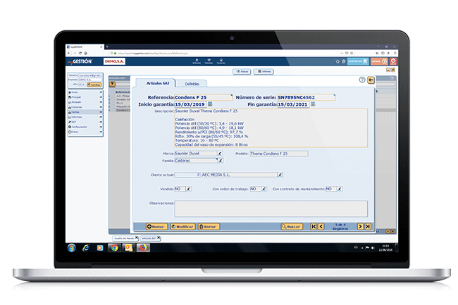 caracteristicas del software online