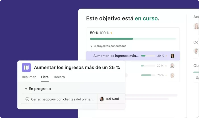 software de proyectos Asana