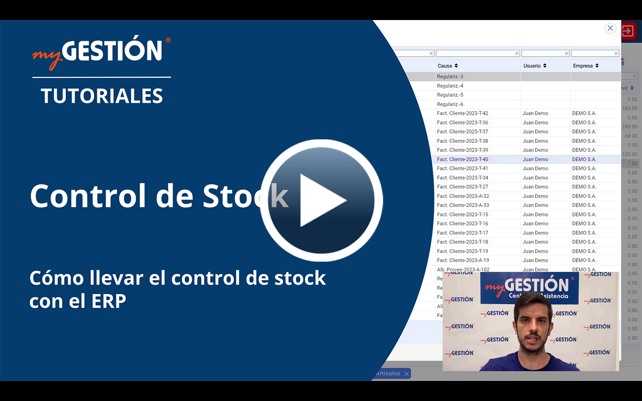 vídeo de Control de Stock