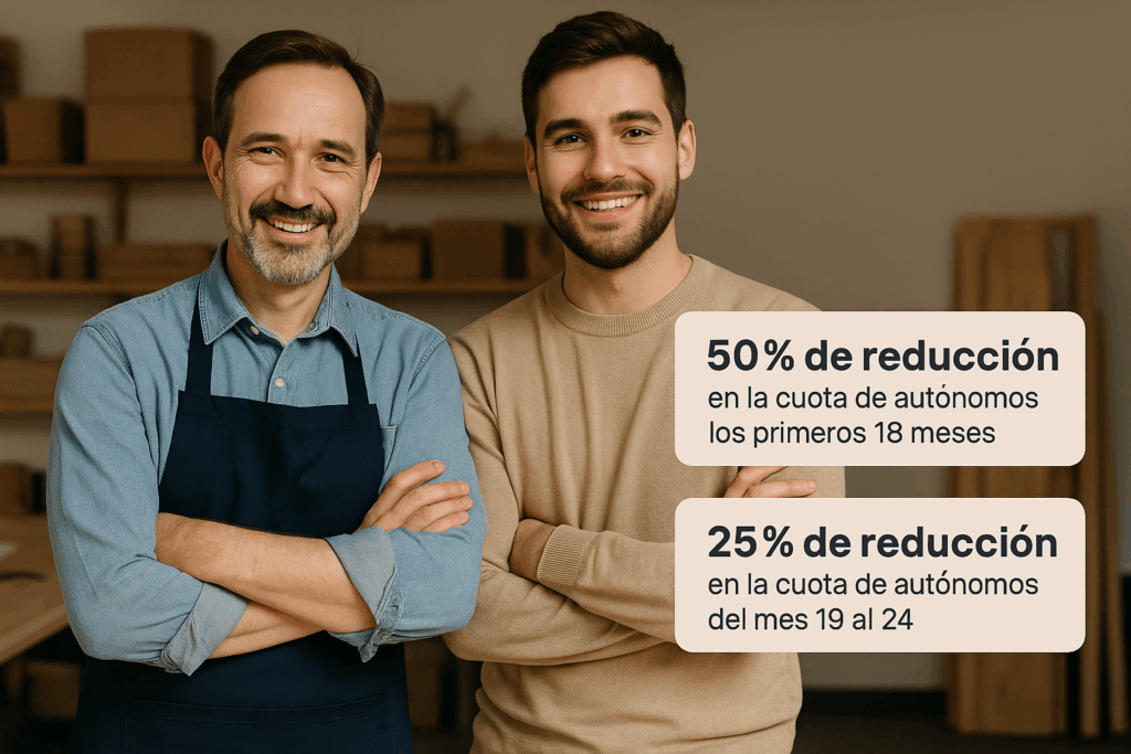 Bonificaciones como autónomo colaborador