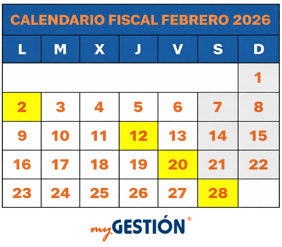 Calendario Fiscal para autónomos y pymes de febrero de 2026
