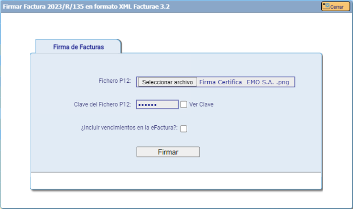 firma digital facturaE