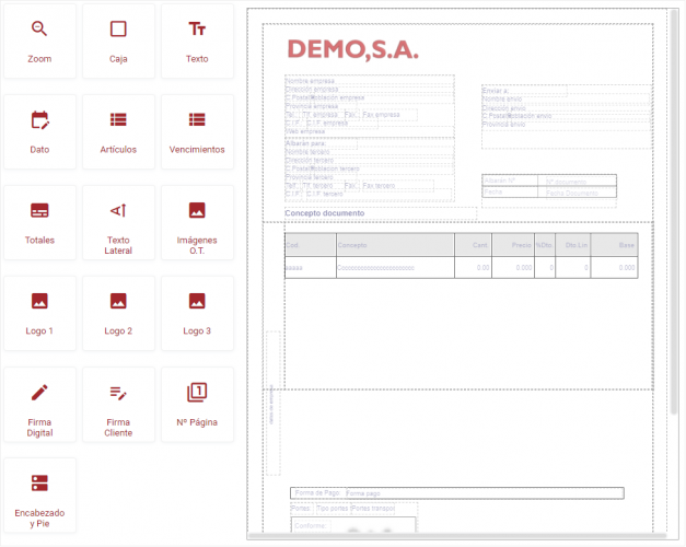 editor de documentos myGESTIÓN