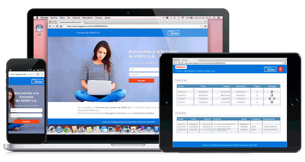 Extranet myGESTIÓN