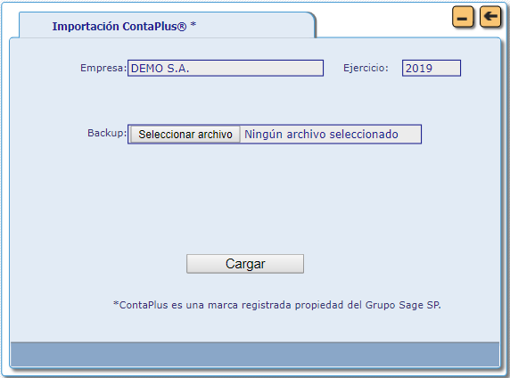 importar datos de contaplus