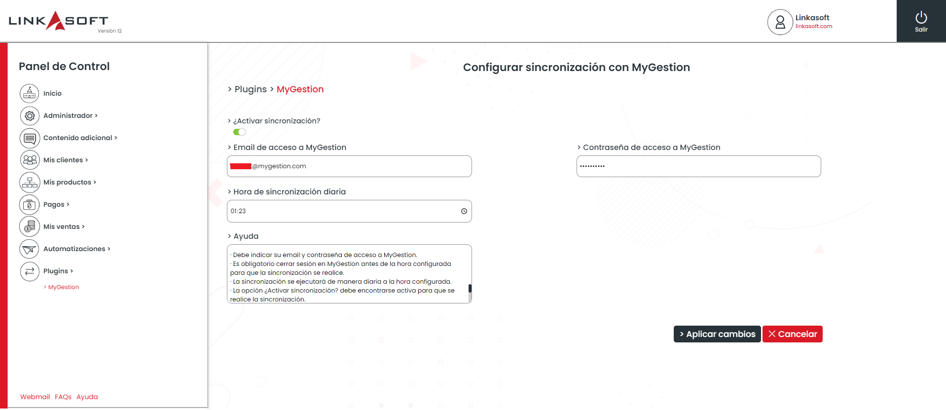 myGESTIÓN y Linkasoft