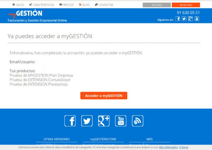 Acceso myGESTIÓN Cómo funciona myGESTIÓN